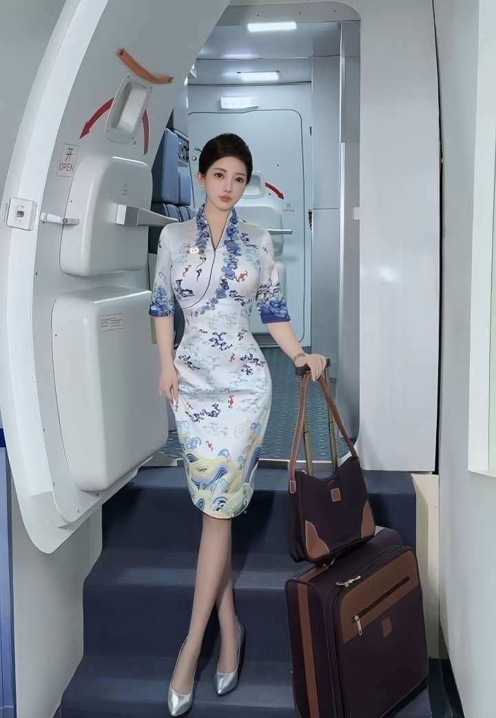 青岛外围-海南航空最美空姐