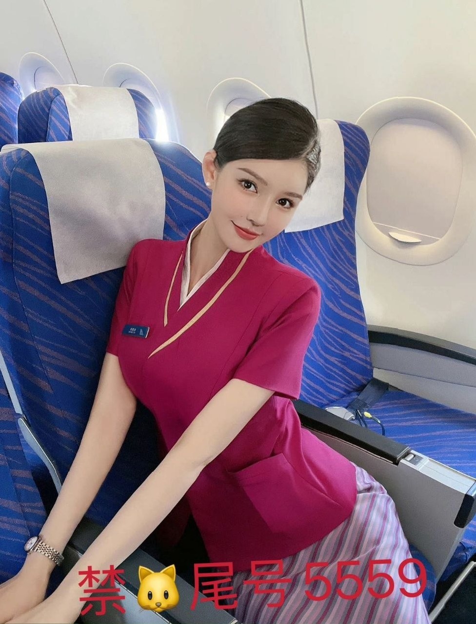 南京鼓楼 Laochen 南航空姐 身高170cm 真胸D 优雅气质
