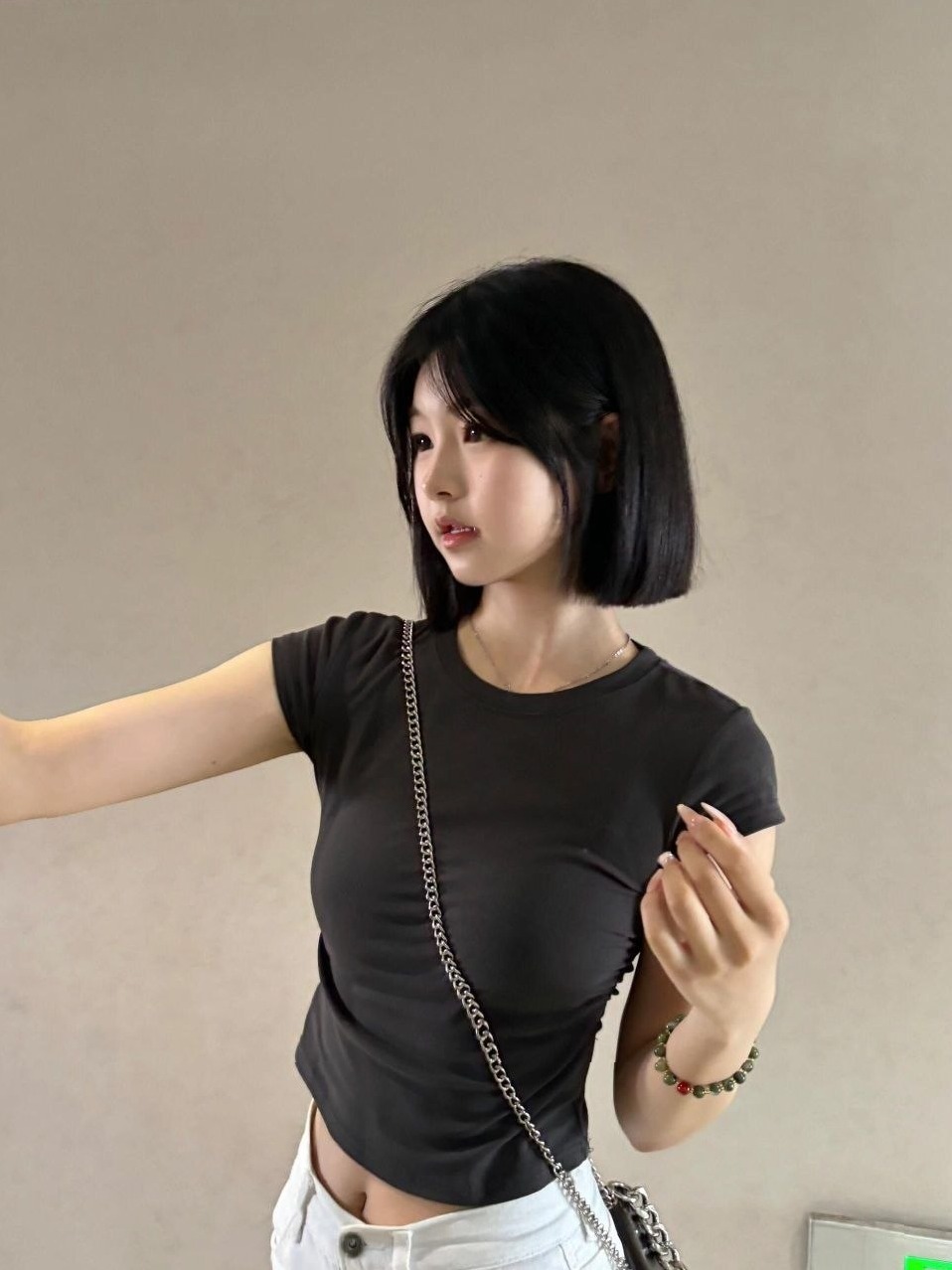 南京 Laochen 短发萝莉 S型身材 纯天然 只外出