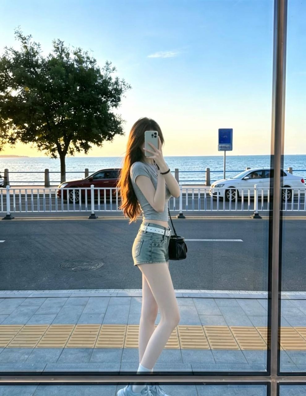 广州王子诺 175cm 98斤 清纯甜美 幼态脸 无纹身 白皮