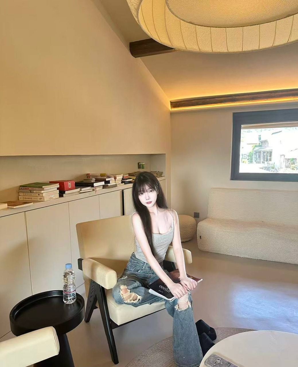 深圳水果姐姐 新人清纯05 幼态甜美脸 小骨架 165cm 真胸C 温柔女友