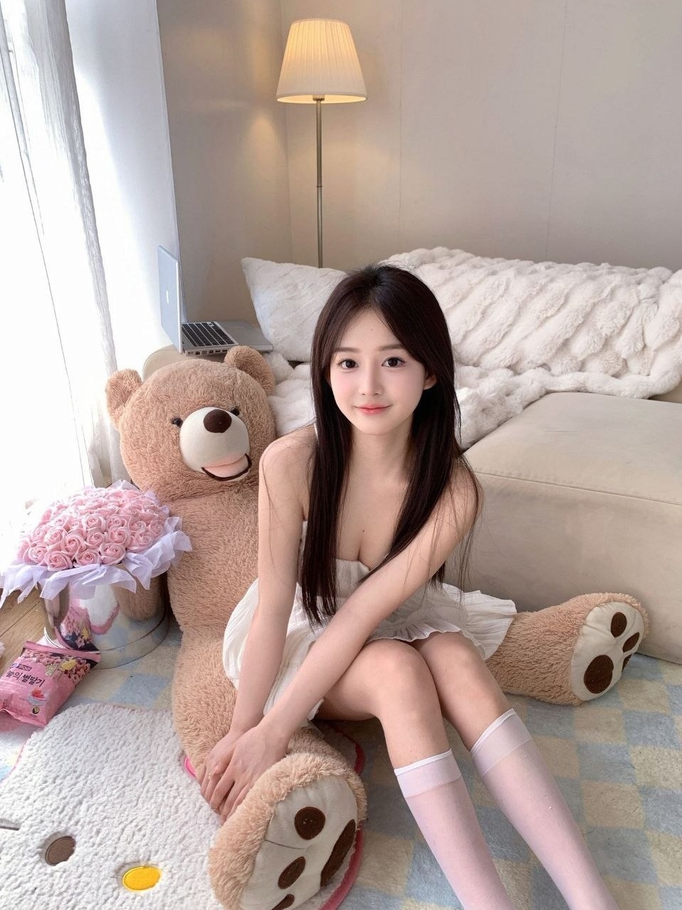 深圳福田乔小兔 160cm 天然妈生脸 全身无纹身 素颜