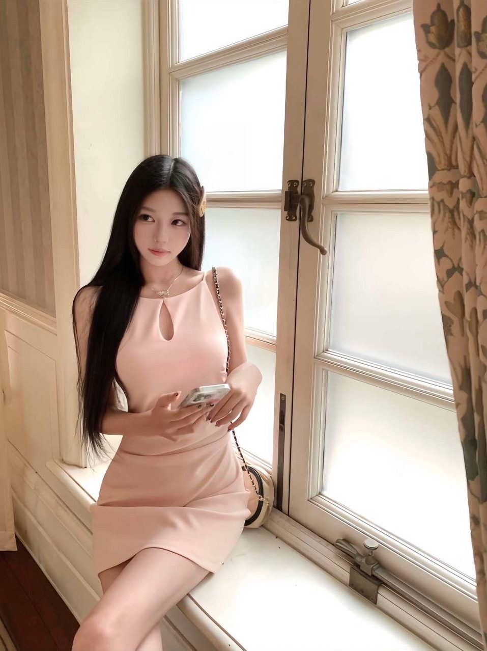 长沙欢喜 身高173cm 体重45kg C杯真胸 皮肤白皙 纯欲辣妹