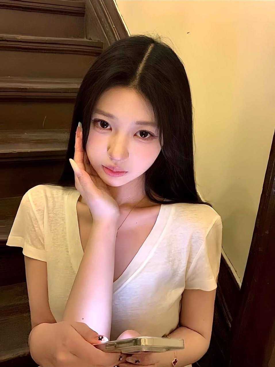 长沙欢喜 天然无整 C杯手感柔软 可爱辣妹 皮肤白嫩