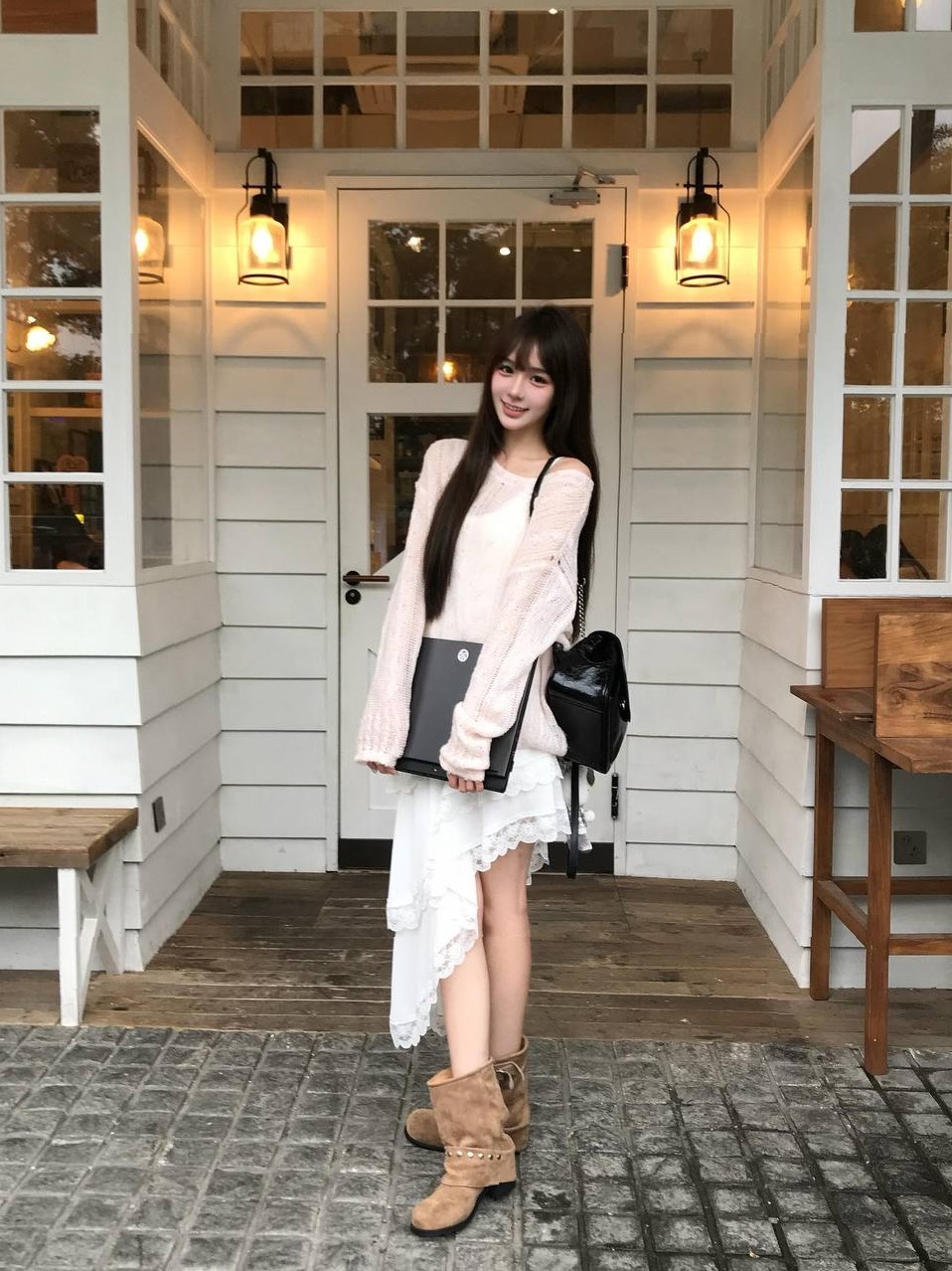 上海月亮179cm筷子腿高挑完美比例气质修养好