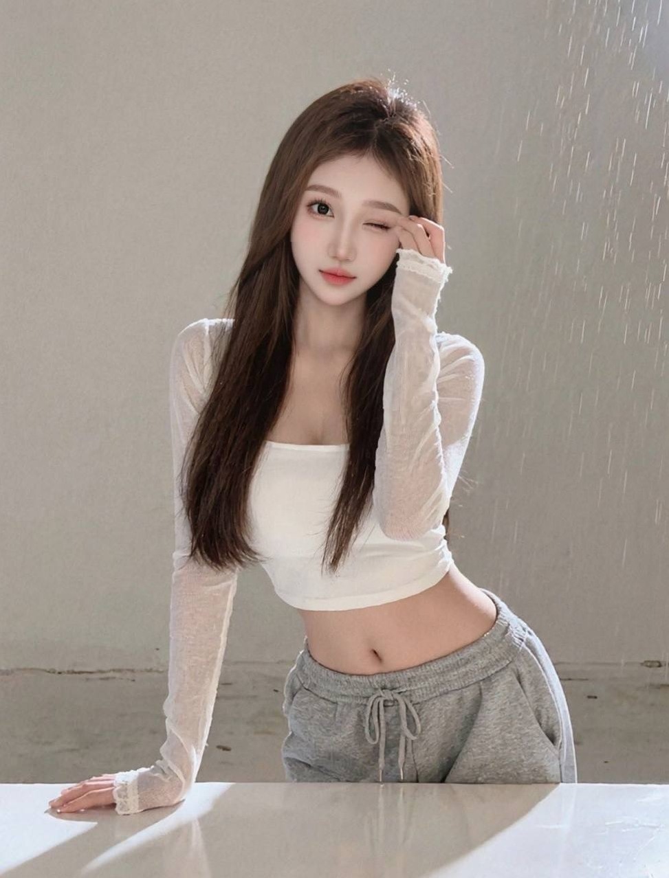 广州天河白小纯172cm47kg粉乳嘟嘟唇馒头一线