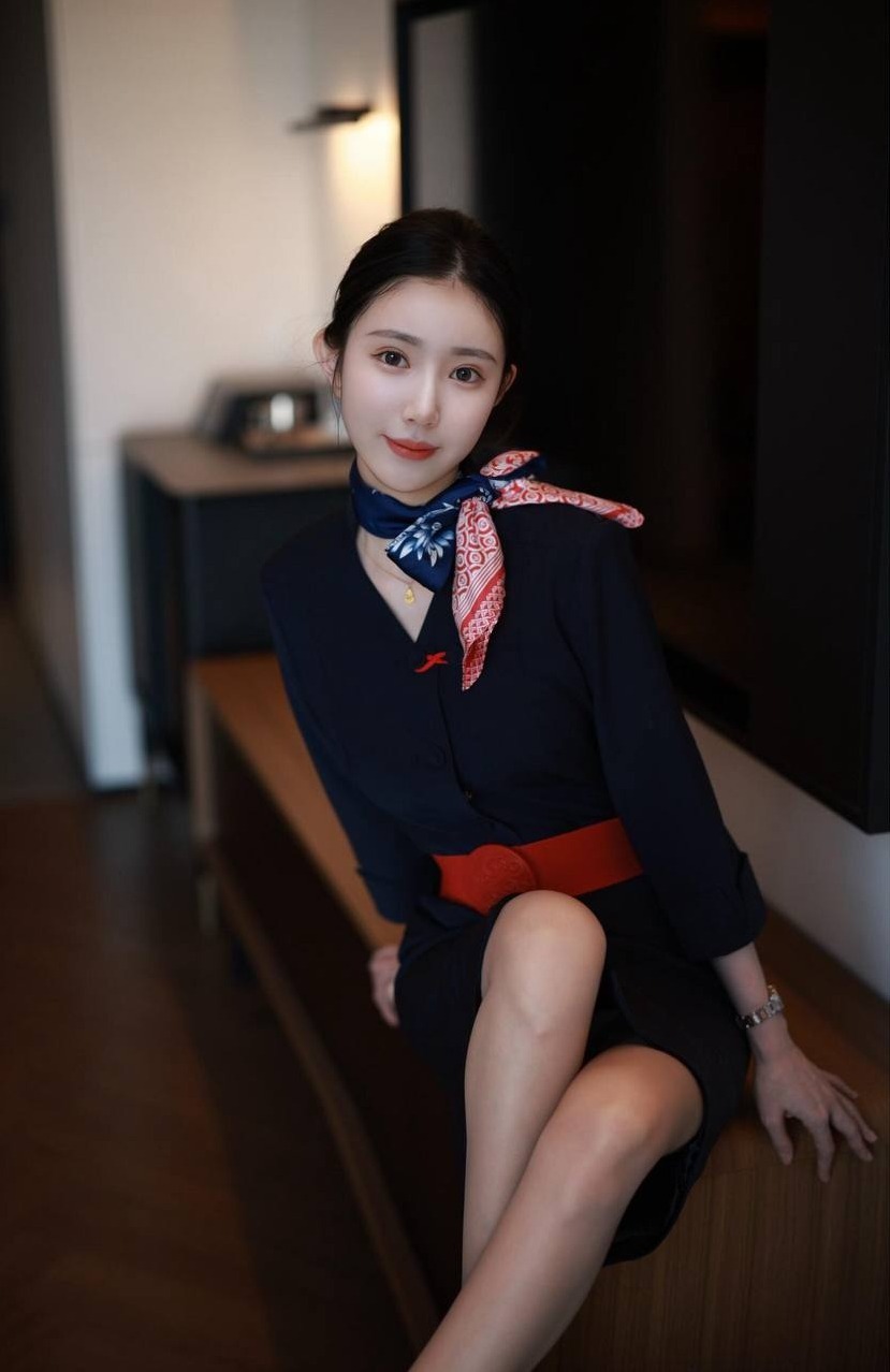 杭州上城香蕉空姐170cmD杯东方航空主题