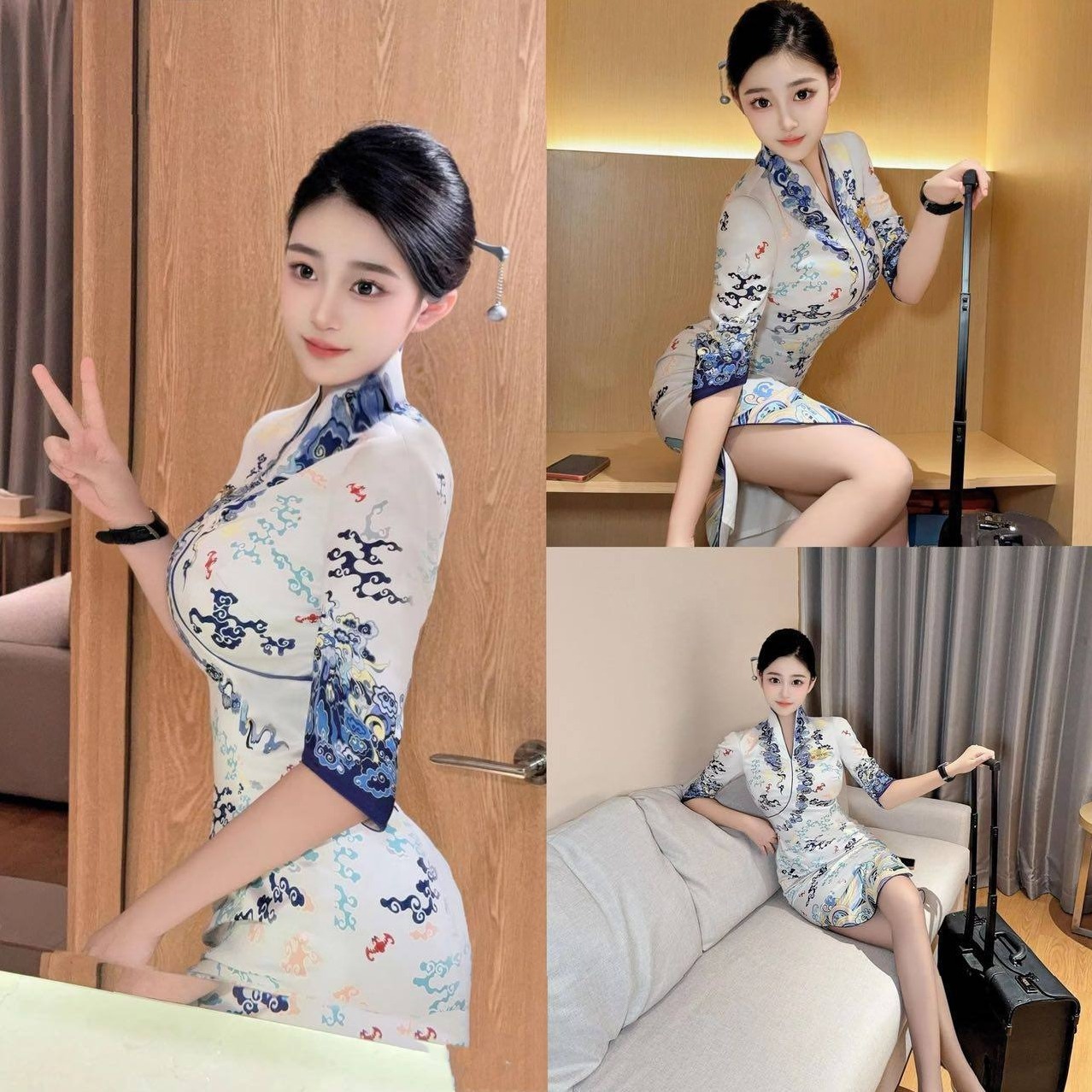 深圳南山安琪 在飞真职空姐 172 D 纯欲气质 家3外5