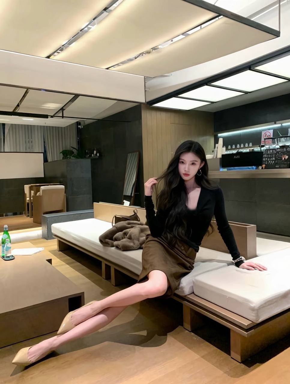 深圳 福田 张葡萄寒寒 175C高挑 甜笑乖巧