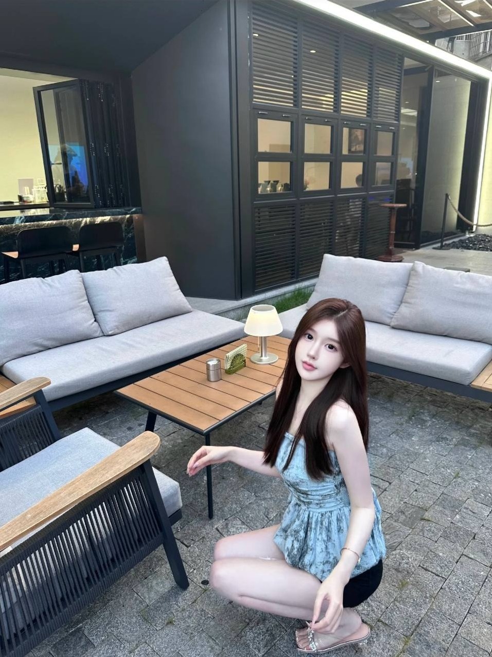 北京 王林 真实C杯纤细腰身 健身活力写真