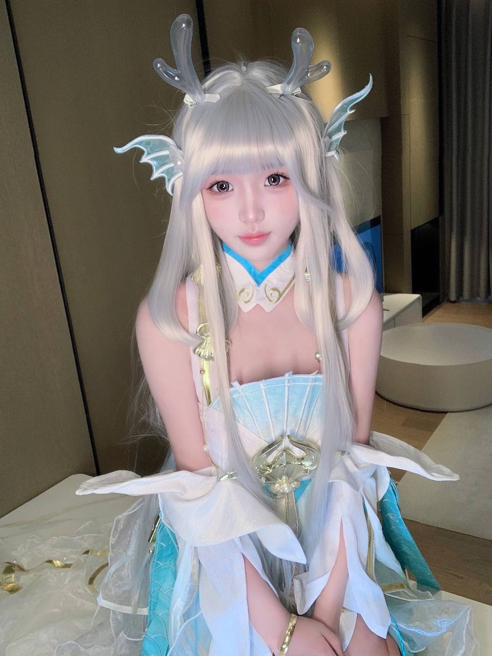 广州 文斯 168cm C杯 白小纯COS 清纯甜美