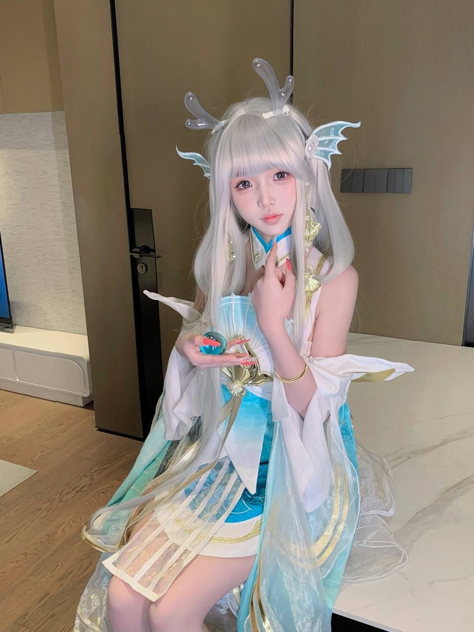 广州 文斯 07年生 C杯 萝莉COS 温柔体贴