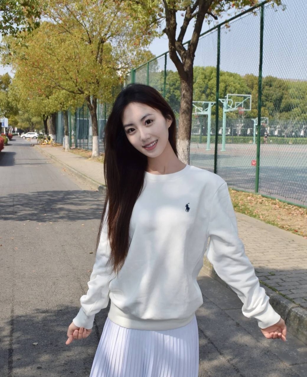 上海 梦苏苏 173cm 高挑身材 学院风写真