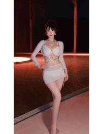 4868--深圳-丸子 180cm通体雪白真D模特