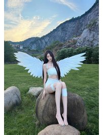 4801--上海-张葡萄 173D甜美欲纯系模特